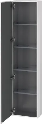 Image de Duravit L-Cube armoire haute, 1 porte charnière à droite, 400x243x1760mm, LC1170R8484