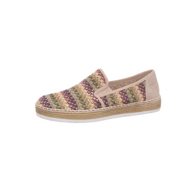 Produktbild von Rieker Straßenslipper(Trott) Abs.b.25 mm in beige, Gr. 40
