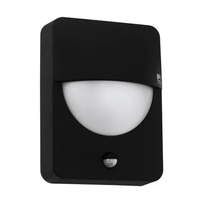 Produktbild von Eglo 98705 SALVANESCO E27 Außen-Wand-/Deckenleuchte Sensor Schwarz Weiss IP44 9002759987053