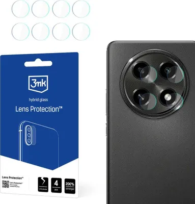 Produktbild von 3mk Hybridglas Lens Protection für Oppo A2 Pro Kamera Objektiv Kameralinse 0,16mm 6H (4 Stück)