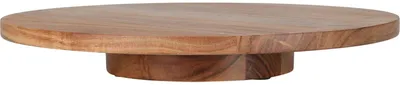 Produktbild von Rundes Serviertablett von Excellent Houseware, Akazienholz, 37 x 5 cm, braun