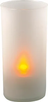 Produktbild von LED-Teelichthalter mit gelbem LED-Teelicht