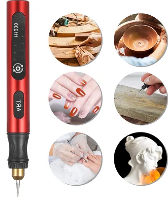 Obrázek produktu pro Mini dobíjecí rotační nářadí, 3rychlostní 5V dobíjecí sada se 4 brusnými bity, USB nabíjení, víceúčelové elektrické nářadí pro broušení, leštění, vrtání, leptání, gravírování, kutilství