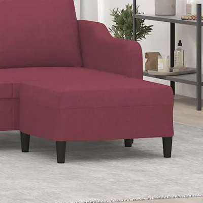 Produktbild von vidaXL Fußhocker Weinrot 70x55x41 cm Stoff