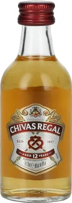 Image de Chivas Regal 12 Years Old Blended Scotch Whisky 40% Vol. 0,05l