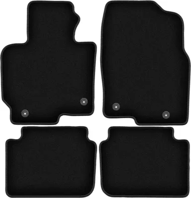Immagine prodotto di Tappetini in velluto per Mazda CX-5 I (2012-2017, SUV) neri, set 4 pz, con fissaggi
