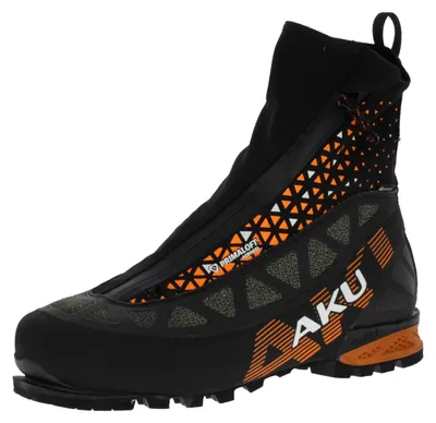Produktbild von AKU Aurai DFS Evo GTX wasserdichte und steigeisenfeste Hochtourenschuhe für Hochtouren und Eisklettern Black/Orange EU 44
