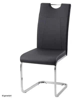 Produktbild von Schwingstuhl KellyC, PU, pflegeleicht, 98x43x58 cm (HxBxT), Sitzhöhe 47 cm, Kufengestell Metall
