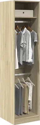 Produktbild von Möbel Kleiderschrank Sonoma-Eiche 50x50x200 cm Holzwerkstoff - Kleiderschränke 3307785