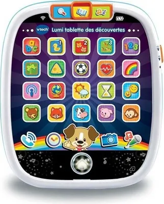 Image de Tablette d'Éveil Tactile VTECH BABY Lumi des Découvertes Blanche, Jouet Éducatif Lumineux, 9-36 Mois