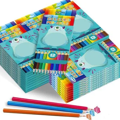 Produktbild von Famanu Farbige Buntstifte Set - Kreatives Zeichnen für Kinder - 432 Stück