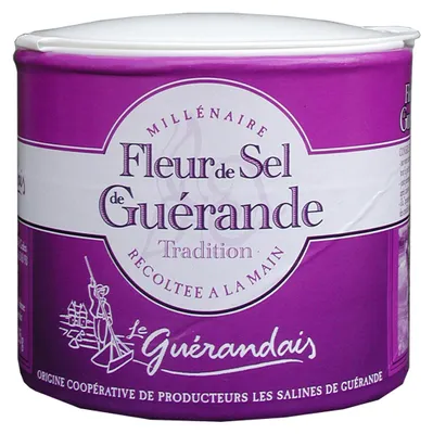 Obrázek produktu pro Le Guerandiais Fleur de Sel Guerande bílá mořská sůl 125g balení po 3 kusech