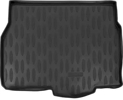 Image de Tapis De Coffre Caoutchouc Premium Pour Opel Astra H 2004-2010 3/5 Portes Hatchback, Bord Haut, Antidérapant, Inodore, Toutes Saisons