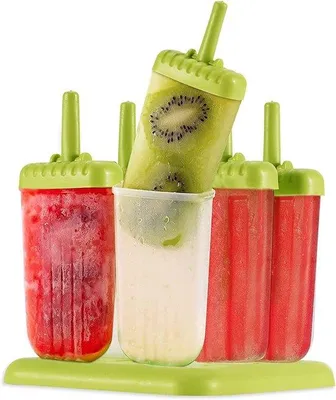 Immagine prodotto di Stampi in silicone per gelato - 6 pezzi - Senza BPA