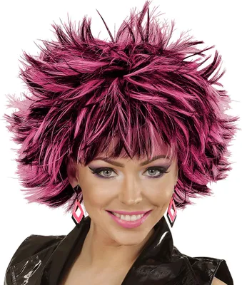 Immagine prodotto di Parrucca sexy nero-rosa