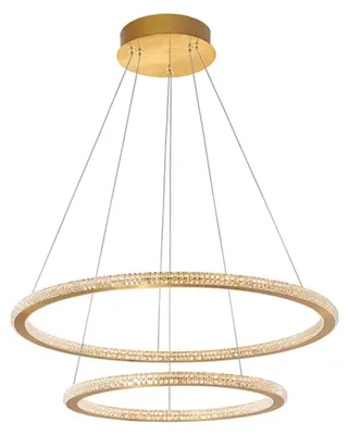 Obrázek produktu pro Nova Luce CILION LED závěsné světlo mosaz 56W teplá bílá 150x60cm stmívatelné 9011139