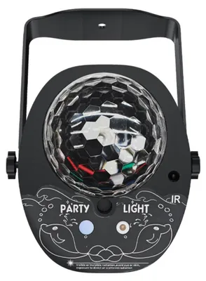 Produktbild von INF Tonaktivierte Discokugel-Lampe mit Fernbedienung und EU-Stecker — RGB, mehrmusterige Party- und Bühnenbeleuchtung