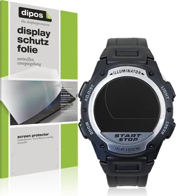 Produktbild von 6x Schutzfolie für Casio W-756 matt Displayschutzfolie Folie Display Schutz dipos
