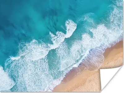 Produktbild von MuchoWow® Poster Strand - Wasser - Meer 160x120 cm - Foto Plakat