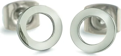 Produktbild von Boccia Damen Ohrstecker 05023-01 Reintitan Kreis-Motiv