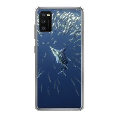Produktbild von MuchoWow® Handyhülle Schutzhülle Hülle für Samsung Galaxy A41 Fisch - Schwertfisch - Wasser Silikon Softcase Handy Hülle - Mobiltelefon