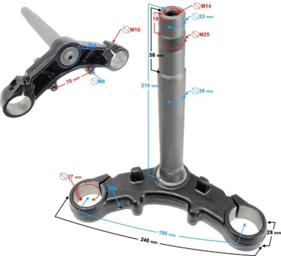 Produktbild von BLADE R Sattelstütze