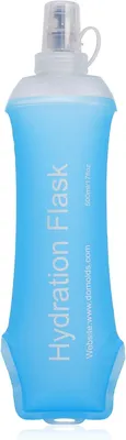 Imagen del producto de Botella de agua plegable portátil de TPU, de 500 ml, flexible, ideal para senderismo y ciclismo