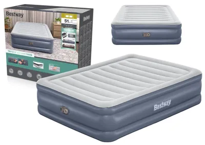 Produktbild von Bestway® TriTech® Doppelluftbett mit integrierter Elektropumpe 203 x 152 x 51 cm
