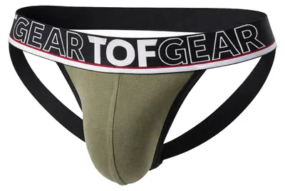 Image de TOF Paris - Sous-vêtement Hommes - Champion Jockstrap Khaki - 1x Taille XL