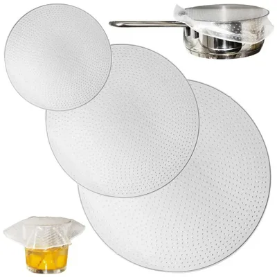 Image de Couvercles en silicone universels - Lot de 3 - Pour bols et récipients - Tailles : 15, 20 et 26 cm