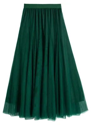 Productafbeelding van Vrouwelijke Tulle Plissé Rok in Diverse Kleuren