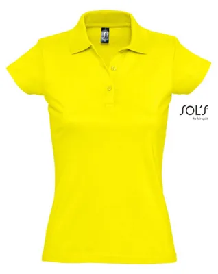 Produktbild von SOLs 11376 | Damen Poloshirt Prescott - Farbe: Lemon - Größe: M