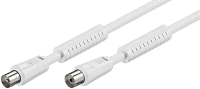 Produktbild von Wentronic 27467, Weiß, IEC male, IEC female