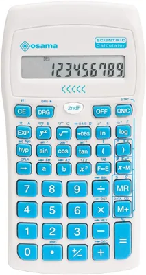 Produktbild von Wissenschaftlicher Taschenrechner, 56 Funktionen, 10 Mantissenstellen, 2 Exponenten, für Schule