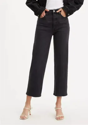 Produktbild von Levi's Damen Ribcage Straight Ankle Jeans,Black Heart,29W / 29L