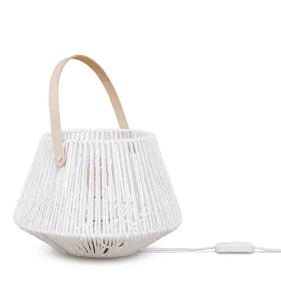 Produktbild von Tischlampe Schreibtischlampe Nachttisch Lampe Leselampe Lampenschirm Boho E27