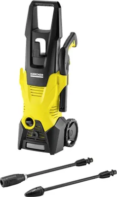 Produktbild von Kärcher K 3, Kompakt, Elektro, 6 m, Hochdruck, Schwarz, Gelb, 380 l/h