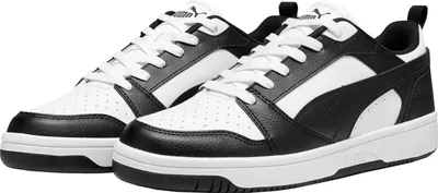 Image de Puma Rebound V6 Low Chaussures de sport pour hommes Baskets blanches Loisirs, Taille:EUR 42.5 | UK 8.5