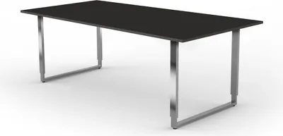 Produktbild von Schreibtisch Aveto Edelstahl XL BxT 200x100cm anthrazit