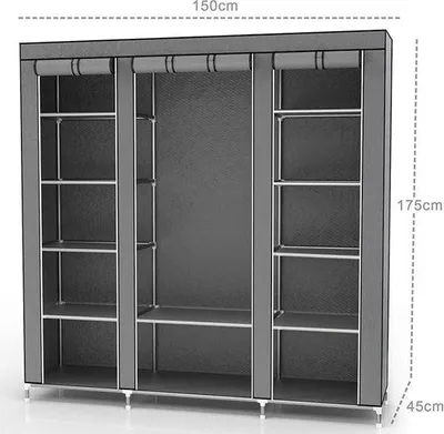 Immagine prodotto di Armadio 175x45x150 cm in legno