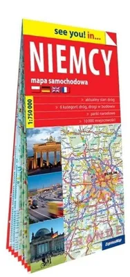 Zdjęcie produktu dla Niemiec mapa samochodowa ExpressMap 1:825 000