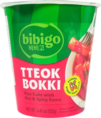 Produktbild von BIBIGO Tteokbokki scharf Cup 125g