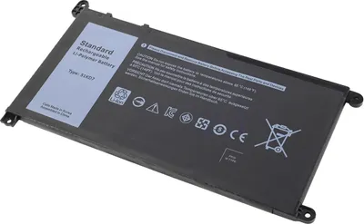 Produktbild von PowerSmart 3680mAh Ersatz für Dell Latitude 11 3180, Latitude 11 3189 Laptop Akku 051KD7, 51KD7, FY8XM, Y07HK