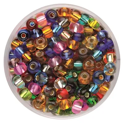 Obrázok produktu pre Glorex Rocailles Perlen 4,5 mm 17 g mix