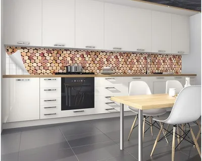 Obrázek produktu pro Samolepící PVC tapeta do kuchyně mySPOTTI splash Korek 60x450 cm