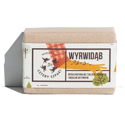 Obrázek produktu pro Mydlarnia Cztery Szpaki Mydło dla mężczyzn w kostce Wyrwidąb, 110g