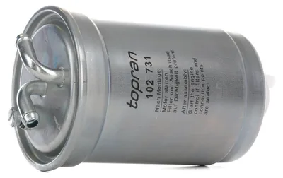 Zdjęcie produktu dla Filtr paliwa TOPRAN 102 731 do VW GOLF II (19E, 1G1) – filtr przewodowy