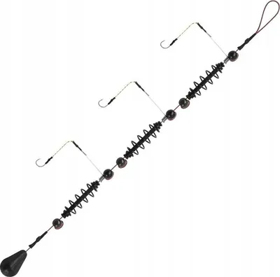 Image de Feeder GRUNT Kit de pêche au fond SPRĘŻYNKI 3 hameçons CARPE BRASSES 15 g
