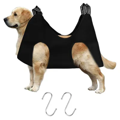 Productafbeelding van Hondenverzorgingshangmat voor kleine en middelgrote honden en katten, zwart, maat M