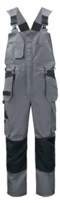 Image de Projob - Tablier "5630" et bretelles pour hommes, avec plusieurs poches, modèle ET1212 (32S) (gris)